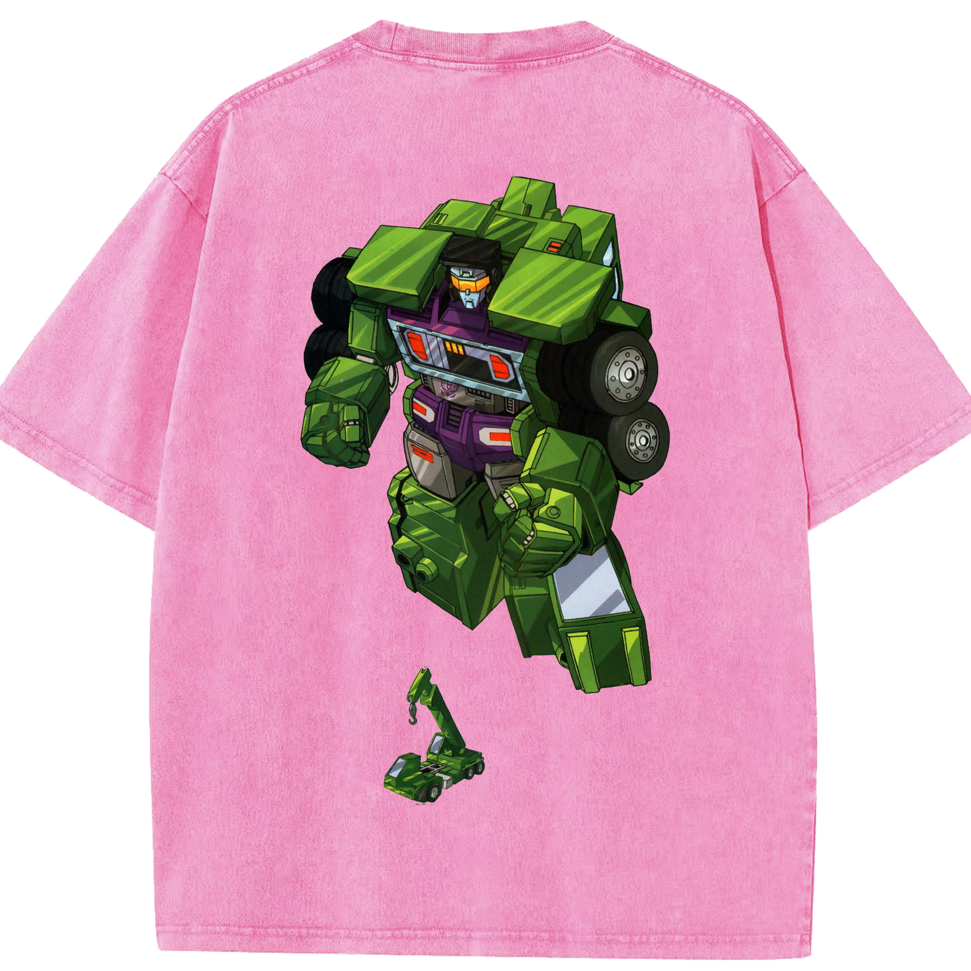 （画像用）  綿100% ヴィンテージ風 半袖Tシャツ（背面プリント）